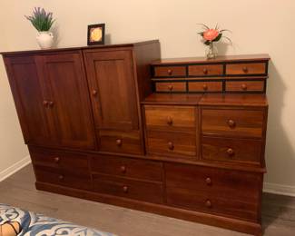 Ethan Allen wood storing pieces