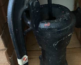 Vintage hand pump