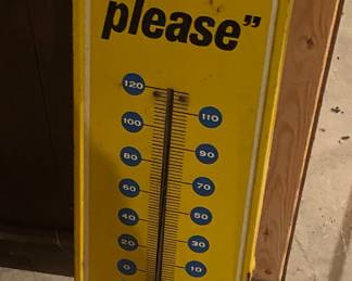 Antique sign (no thermometer)