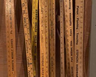 Vintage yardsticks 