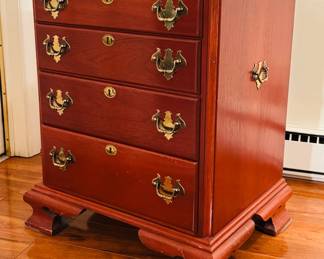 Miniature chest in cherry finish...