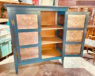 Custom built 12 tin pie safe (detail)...