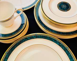 Vintage partial service of "Biltmore" by Royal Doulton (detail)...