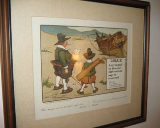 "Rules of Golf" framed print (1 of 8)