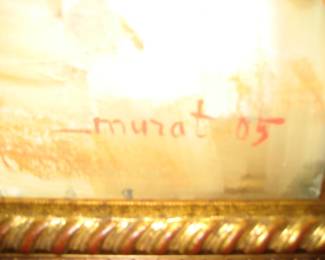 Closeup of signature "murat 05"