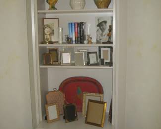 Painted corner cabinet
