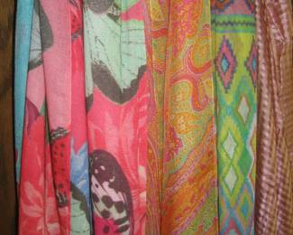 Colorful scarves