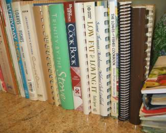 Vintage church and other cookbooks
