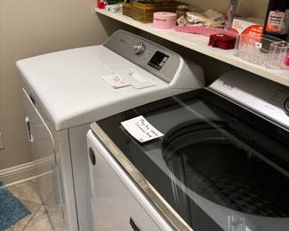 Maytag Commercial Washer, Maytag Electric Dryer