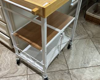 Collapsible kitchen cart