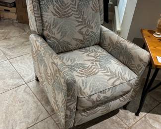 Floral recliner by La-z-boy