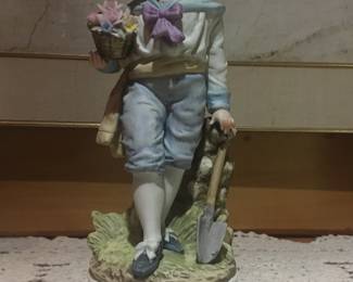 Vintage Boy Planter Figurine Andrea by Sadek
