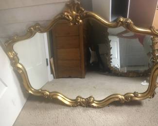 Gold Ornate Mirror