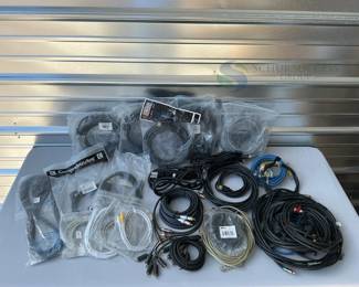 Assorted HDMI, RCA, Ethernet Cables and More