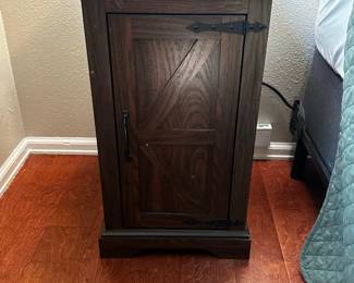 Nightstand with Power Outlets and USB
