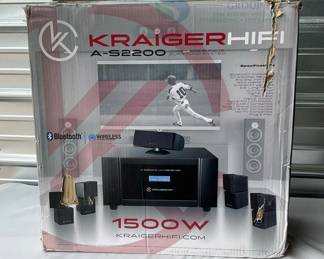 KraigerHiFi Bluetooth Wireless Home Audio System