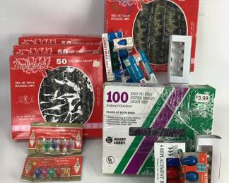 Christmas Light Sets & Replacement Bulbs