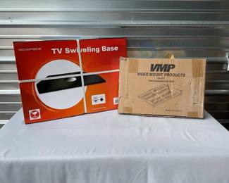 TV Swiveling Base and Vented Shelf
