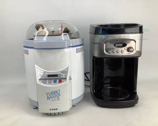 Cuisinart Coffee Maker and DAK Turbo Baker Bread Maker