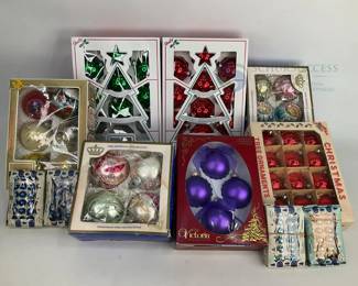 Christmas Tree Ball Ornaments