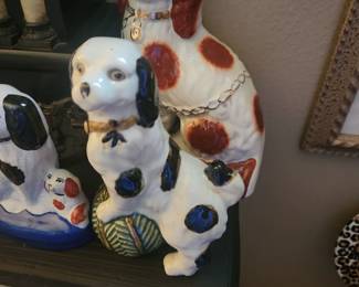 Staffordshire? Dog with ball