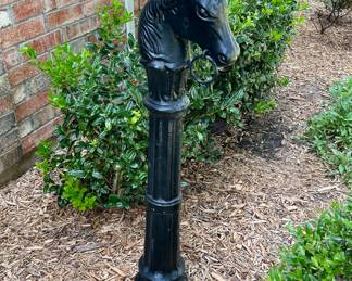 Lovely hitching post