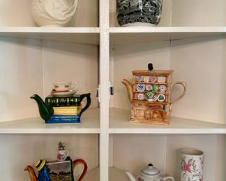 Collection of English Teapots including Tony Carter