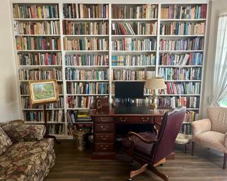 Huge library and large collection of books