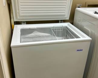 Clean & perfect size Haier deep freezer