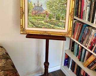 Easel and lovely framed original artwork