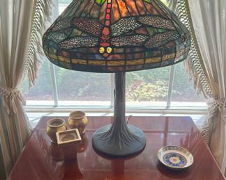 Gorgeous Dale Tiffany Dragonfly lamp