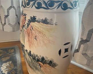 Asian garden seat