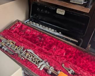 musical flute and clarionet