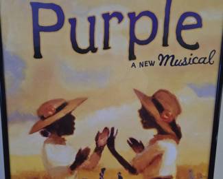 Framed Poster of The Color Purple Musical