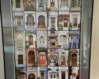 Framed Poster of Doors of San Francisco