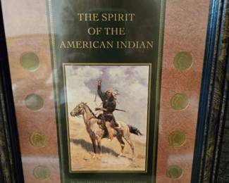Framed Coins "The Spirit of the American Indian"