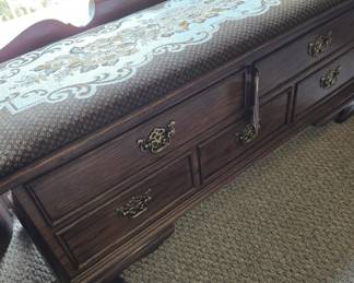 Lane Cedar Hope Chest with Upholstered Top