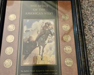 Framed Coins "The Spirit of the American West"