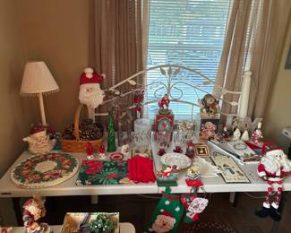 Assortment of vintage Christmas ornaments