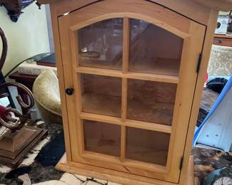 Small wooden display case