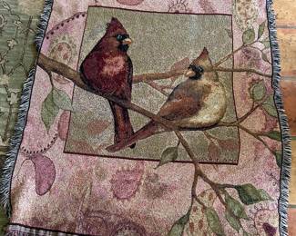 Cardinal throw blanket