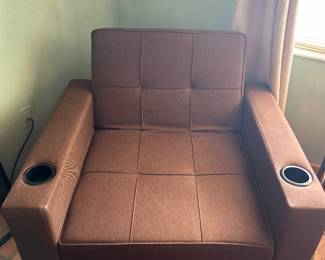 Latitude Run® Latitude Run 36.6" Wide Convertible Chair 3-In-1 Pull Out Sleeper Futon Chair Bed