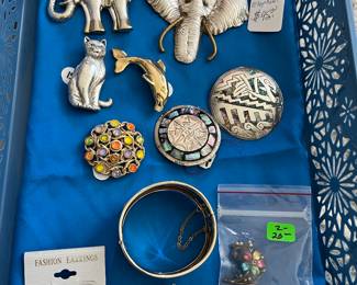 Lots of - pins - brooches