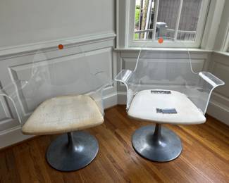 2- lucite tulip chairs
Up for pre-sale
Sold
