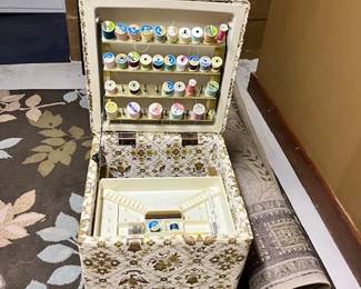 Square Sewing storage seat $5
