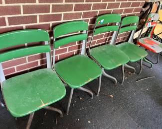 American Seating 1930s desk chairs
Grand Rapids, MI 
Pre Steelcase