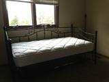 Wrought iron day/trundle bed