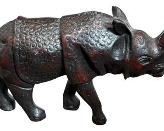 Handcarved Rhino