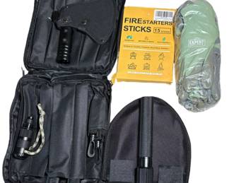 NEW Camping Shovel and Hatchet