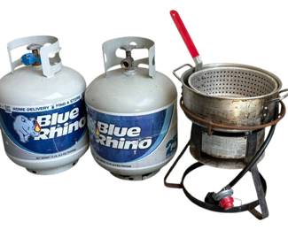 Burner and Propane Tanks